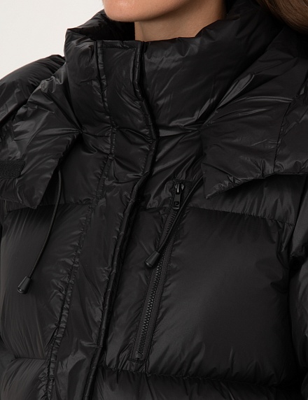 Пуховик укороченный с несьемным капюшоном - G022SZ0MS0NICCO Куртка жен. (VR046, 42)