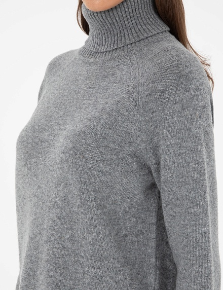 Свитер шерстяной с высоким воротником - G022SZ0TK0ESSAKA_K Кофта жен. (VR086, XS)