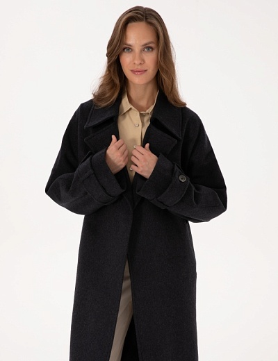 Пальто шерстяное на запах - G022SZ0KS0D_VRAS_R Куртка жен. (VR006, 36)