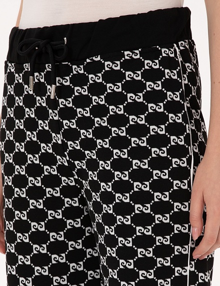 Брюки спортивные на резинке с кулиской прямые - G022SZ0OP0OZBU_P Брюки спорт. жен. (VR046, M)