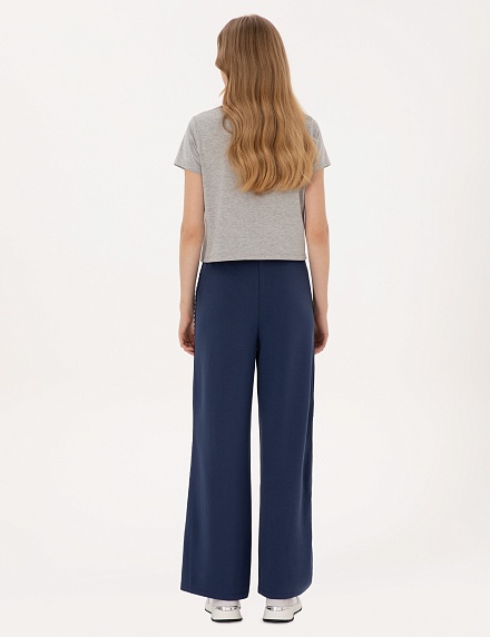 Брюки спортивные на резинке прямые - G022SZ0OP0HONA_P Брюки спорт. жен. (VR033, XS)