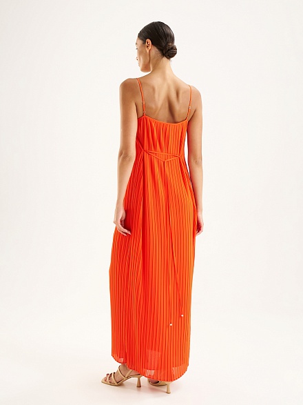 Платье макси плиссированное - G022SZ0320LENKA Платье жен. (VR030, 36)