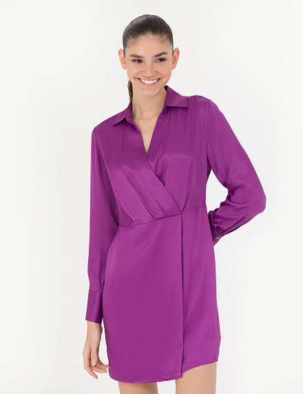 Платье мини с вискозой - G022SZ0320ZARENI Платье жен. (VR037, 34)