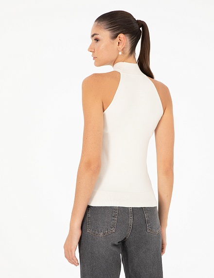 Топ трикотажный с воротником-стойка - G022SZ0TK0DANGOMA_TB Кофта жен. (VR019, L)