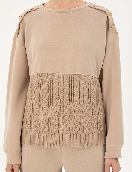 Свитшот комбинированный - 