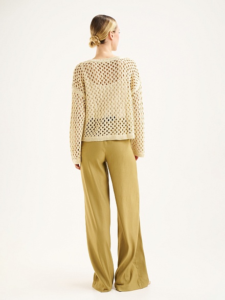 Джемпер-сетка - G022SZ0TK0REDA Кофта жен. (VR011, S)