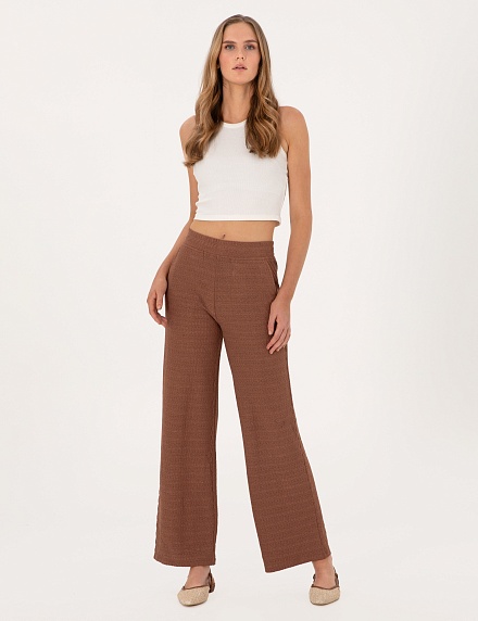 Брюки на резинке прямые - G022SZ0OP0TEGU_P Брюки спорт. жен. (VR029, S)