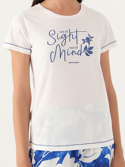 Пижама со штанами и футболкой - G022SZ0HFP028833_IY24 Костюм дом. жен. Бельевое изделие (VR071, S)