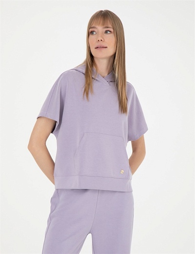 Худи с коротким рукавом - G022SZ0820HARPI Толстовка жен. (VR034, L)