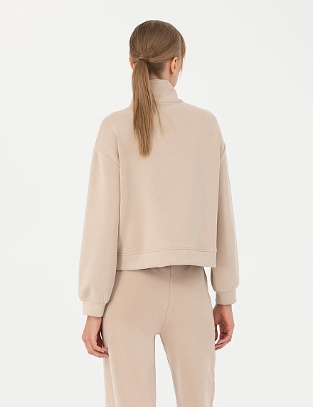 Толстовка с воротником на кнопках - G022SZ0820PASE-SW Толстовка жен. (VR085, XL)