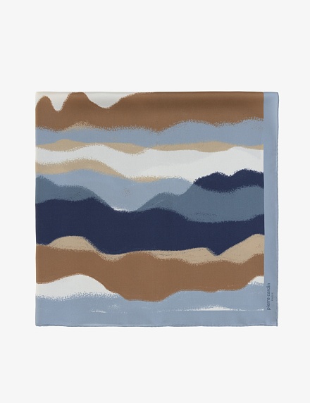 Платок шелковый с узором - A022SZ09393UCHAMI Шарф жен. (VR028)