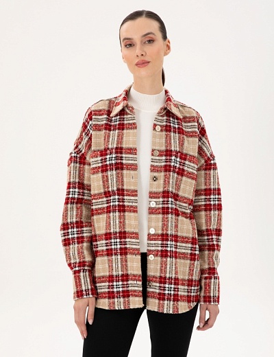 Рубашка теплая прямого кроя - G022SZ0040KENTIA Сорочка жен. (VR030, 42)