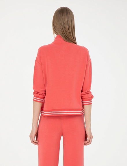 Толстовка с воротником на молнии - 