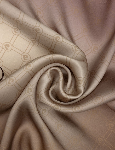 Платок шелковый с узором - A022SZ09393PAYIDAR_FLR Шарф жен. (VR052)