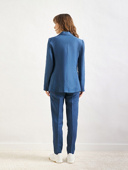 Пиджак льняной однобортный - G022SZ0020C-MALONE-R Пиджак жен. (VR033, 44)