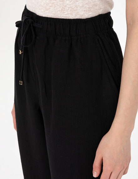Брюки с добавлением льна прямые - G022SZ0780KETO_P Брюки жен. (VR046, 34)
