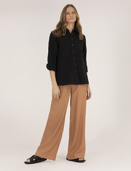 Брюки повседневные широкие - G022SZ0780PAREMI23Y-P Брюки жен. (VR233, 38)