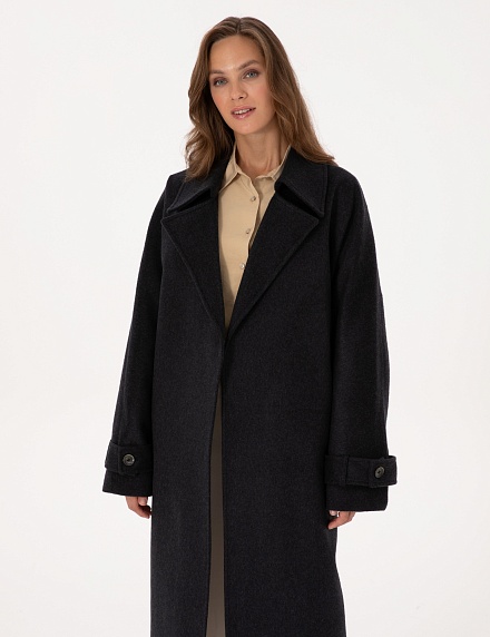 Пальто шерстяное на запах - G022SZ0KS0D_VRAS_R Куртка жен. (VR006, 42)