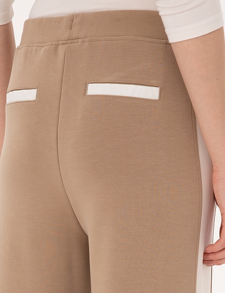 Брюки спортивные на резинке с кулиской прямые - G022SZ0OP0JATE_P Брюки спорт. жен. (VR011, XS)