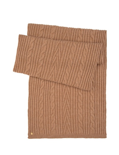 Шарф с рельефным узором - A022SZ0DHTRKMABES Шарф жен. (VR011)