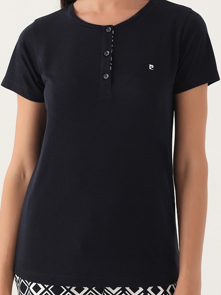 Пижама со штанами и футболкой - G022SZ0HFP028838_IY24 Костюм дом. жен. Бельевое изделие (VR033, XL)