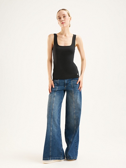 Топ в бельевом стиле - G022SZ0110SEDI Футболка жен. (VR046, XS)