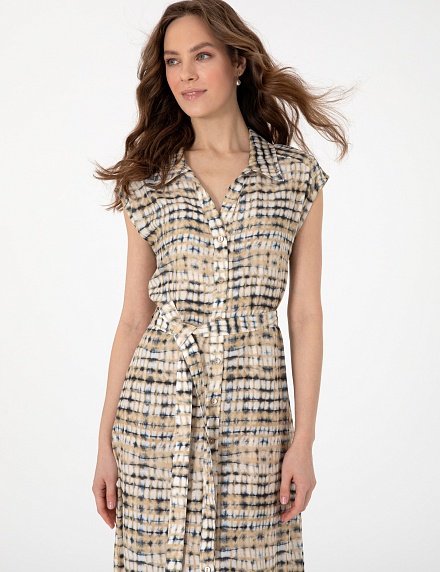 Платье-рубашка макси из вискозы - G022SZ0320LESA_EL Платье жен. (VR011, 42)