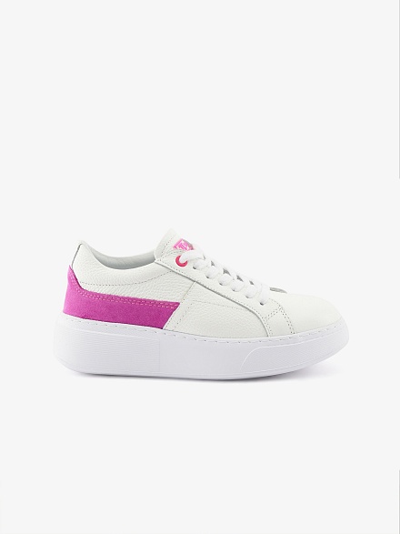 Кеды кожаные с цветной вставкой - S072SZ0330Y23MALZ-SPR Обувь жен. (VR167, 36)