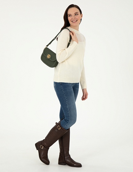 Свитер с добавлением шерсти - G022SZ0TK0PERAL Кофта жен. (VR019, XS)