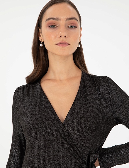 Платье миди на запах - G022SZ0750MASSO Платье жен. (VR046, L)
