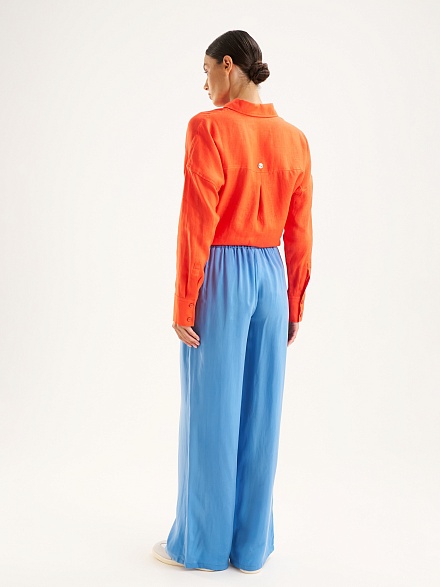 Брюки на резинке широкие - G022SZ0780PARENSO_P_25Y Брюки жен. (VR028, 42)