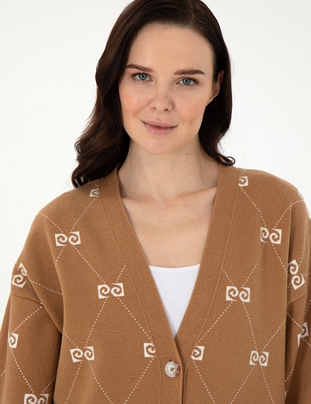 Кардиган на пуговицах удлиненный - G022SZ0TH0RAYLA_H Кардиган жен. (VR015, L)