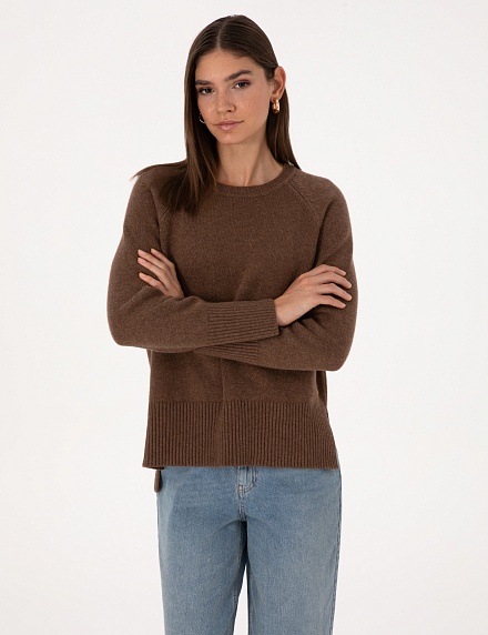 Джемпер из шерсти с добавлением шелка и кашемира - G022SZ0TK0SANYA Кофта жен. (VR029, L)