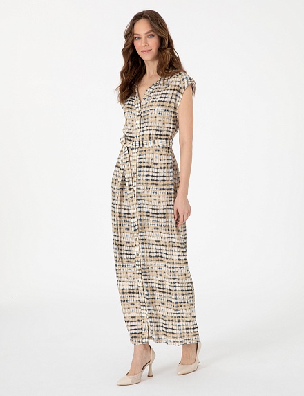 Платье-рубашка макси из вискозы - G022SZ0320LESA_EL Платье жен. (VR011, 42)