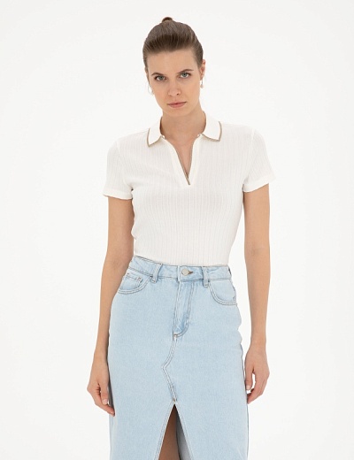 Футболка-поло трикотажная - G022SZ0110RINO Футболка жен. (VR019, 2XS)