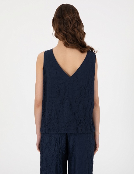 Топ из жатой ткани - 