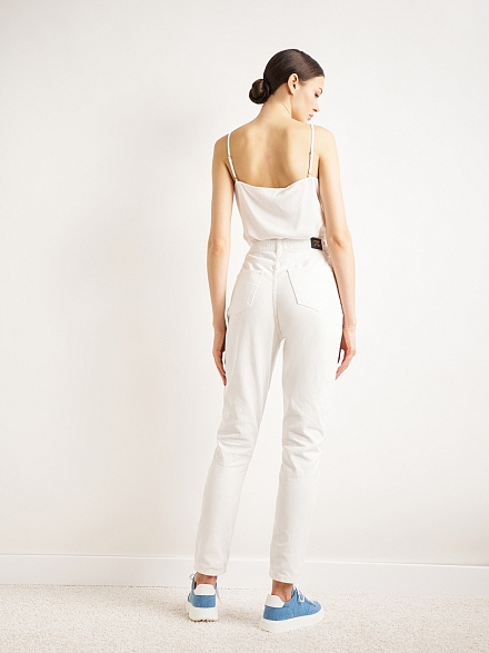 Джинсы свободного кроя с высокой посадкой зауженные - G072SZ0800R-LUNA Джинсы жен. (VR013, 44)