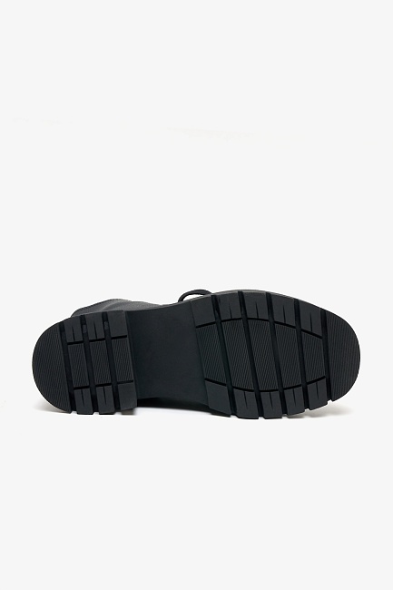 Ботинки кожаные на молнии и шнурках - S072SZ0330K23PECERE-P Обувь жен. (VR046, 39)