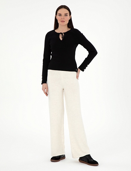 Брюки трикотажные прямые - G022SZ0TP0OTTER_P Брюки спорт жен. (VR019, S)