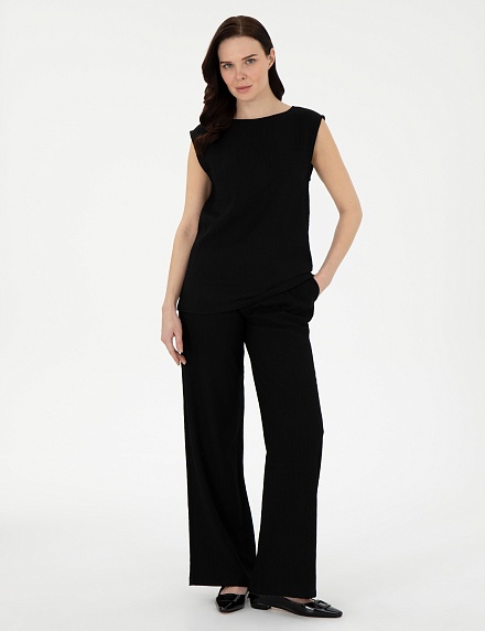 Топ из жатой ткани - G022SZ0040RISTA_B Сорочка жен. (VR046, 36)