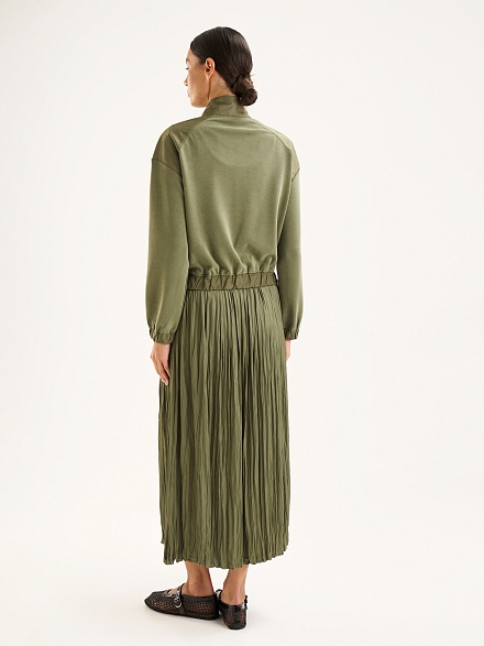 Толстовка без капюшона на молнии - G022SZ0820LETA_H Толстовка жен. (VR027, XS)