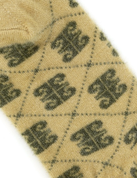 Носки короткие с монограмой бренда - A022SZ0130PTK_4PJAKARLISIMLI Носки жен. (VR019, 36-40)