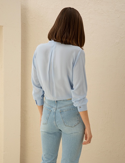 Рубашка с завязками укороченная - G022SZ0040LISA Сорочка жен. (VR003, 40)