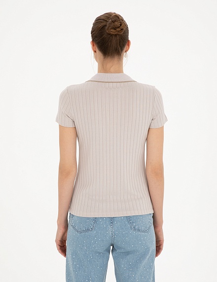 Футболка-поло трикотажная - G022SZ0110RINO Футболка жен. (VR085, 2XS)