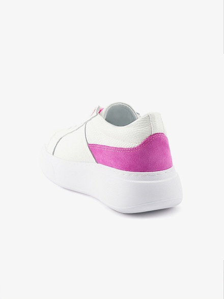 Кеды кожаные с цветной вставкой - S072SZ0330Y23MALZ-SPR Обувь жен. (VR167, 37)