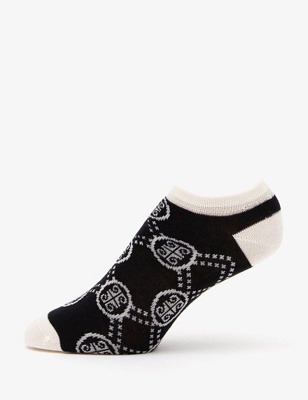 Носки короткие с узором, 2 пары - A022SZ0130SK24JAKARLI2LIPTK Носки жен. (VR046, 36_40)