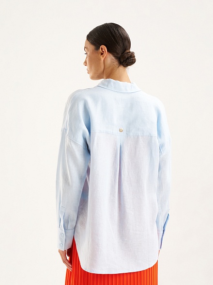 Рубашка льняная оверсайз - G022SZ0040KETO_G Сорочка жен. (VR003, 38)