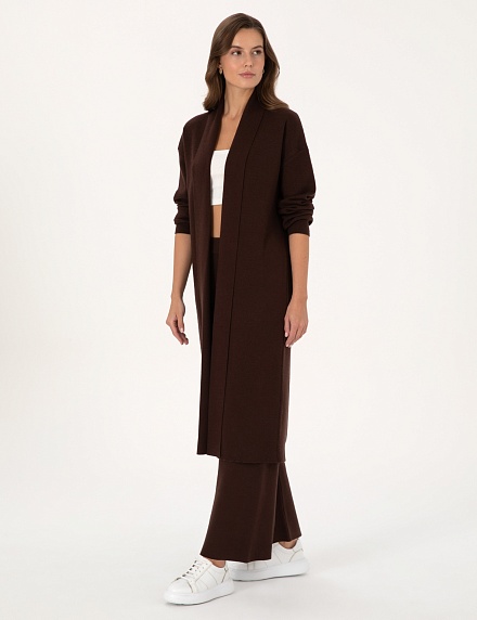 Кардиган трикотажный удлиненный без застежки - G022SZ0TH0DERRA_H Кардиган жен. (VR029, XS)