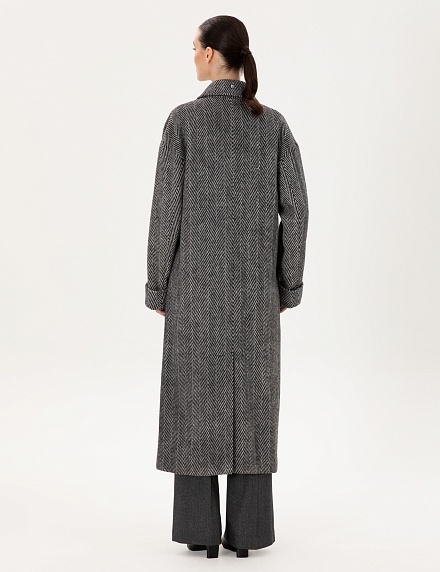 Пальто двубортное с добавлением шерсти - G022SZ0KS0OPPO Куртка жен. (VR046, 34)