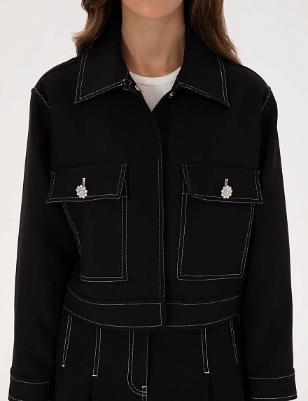 Куртка-пиджак с отложным воротником - G022SZ0020C_TEKU_R Пиджак жен. (VR046, 36)